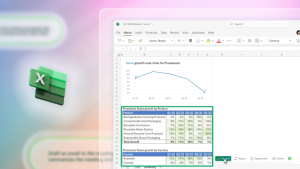 Sorting, charting and analyzing in Excel with Copilot