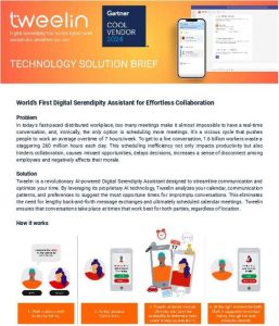 Tweelin Digital y AI-powered Serendipity Assistant Solution Brief