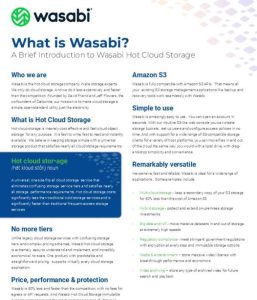What is Wasabi