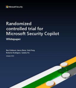 Randomized controlled trial for Microsoft Security Copilot