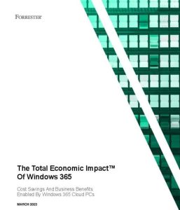Forrester TEI of Windows 365