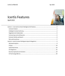 Icertis Features