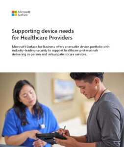 Digital Brochure Surface in Healthcare