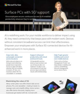 Surface 5G Narrative Flyer