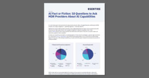 GUIDE AI Fact or Fiction: 10 Questions to Ask MDR Providers About AI Capabilities