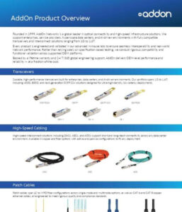 AddOn Product Overview 2026