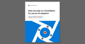 Data security as a foundation for secure AI adoption