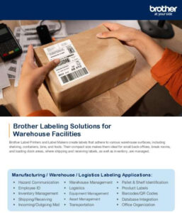 Labeling Warehouse Brochure