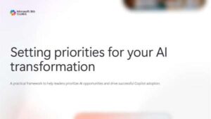 Setting priorities for your AI transformation