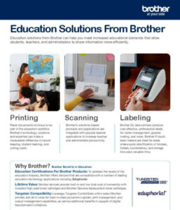 Education Solutions from Brother