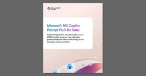 Microsoft 365 Copilot Prompt pack for Sales