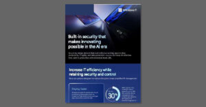 Built in Security that Makes Innovating Possible